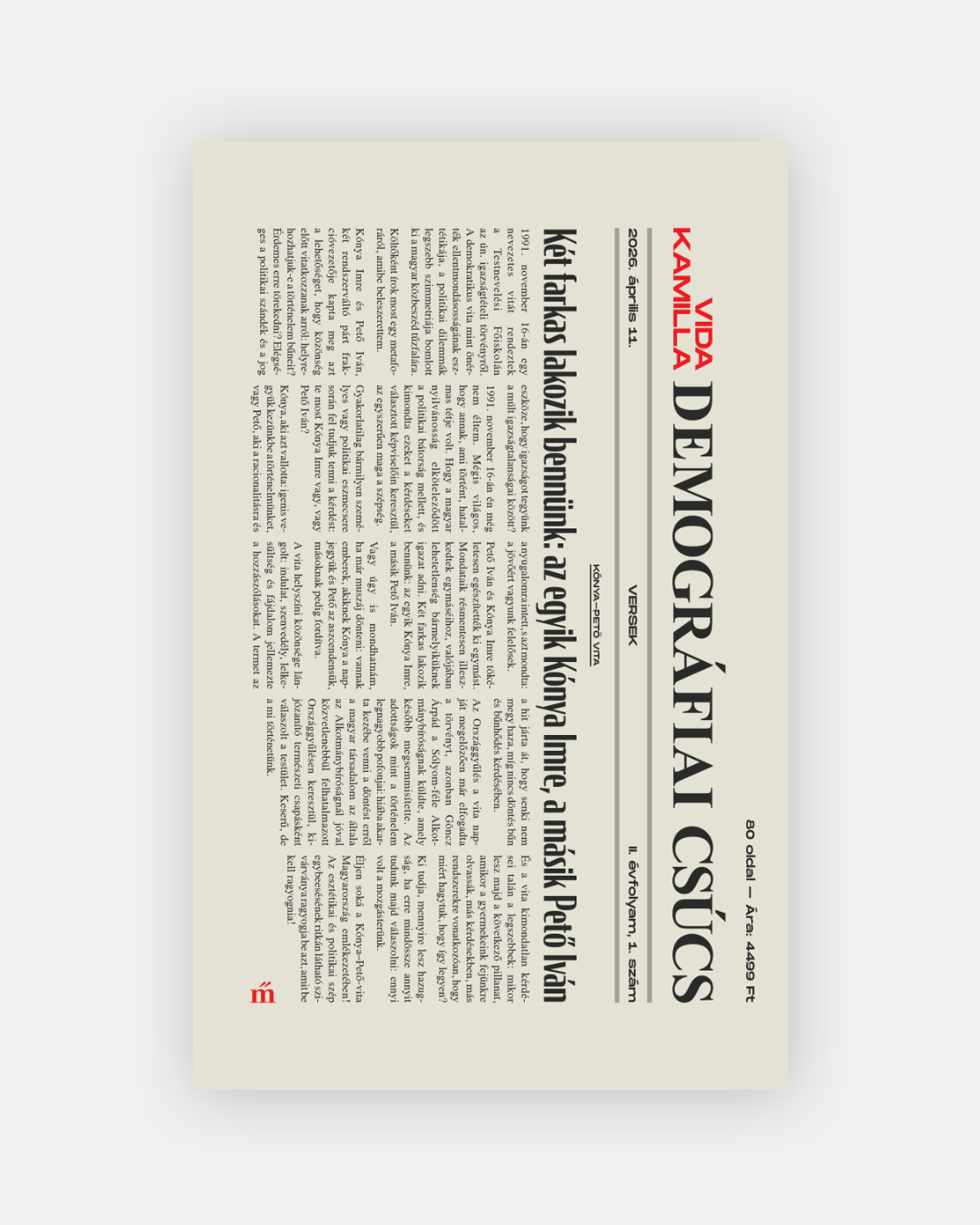 Vida Kamilla: Demográfiai csúcs