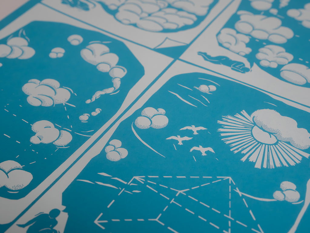 Szorongás plakát (kék)